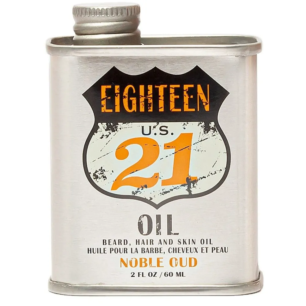 18.21 Man Made Bartpflege^Beard, Hair & Oil Noble Oud 60 ml