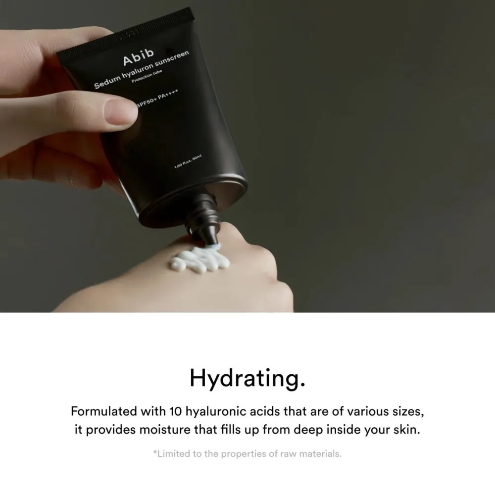 Abib Uv-Schutz & Pflege|Gesicht|Sedum Hyaluron Sunscreen Protection Tube 50 ml