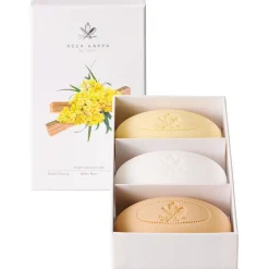 Acca Kappa Hand & Fuß^Soap Set White Moss, Giallo Elicriso & Sandalwood 3 x 150 g