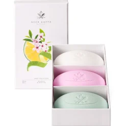 Acca Kappa Hand & Fuß|Soap Set White Moss, Sakura Tokyo & Mandarin & Green Tea 3 x 150 g