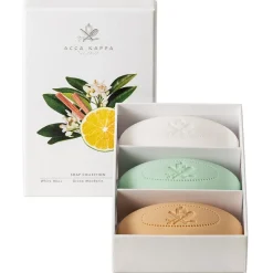 Soap Set White Moss, Virginia Rose & Calycanthus 3 x 150 g-Acca Kappa