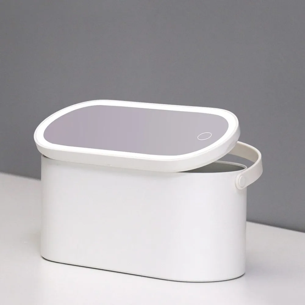 AILORIA Accessoires|Beautycase mit dimmbarem LED Spiegel Weiß