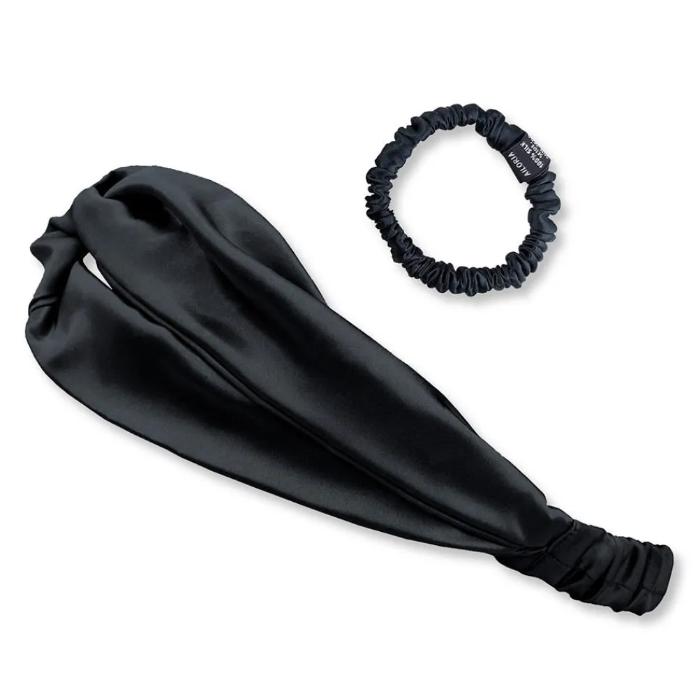 AILORIA Haarschmuck|Headband und Scrunchie S Schwarz