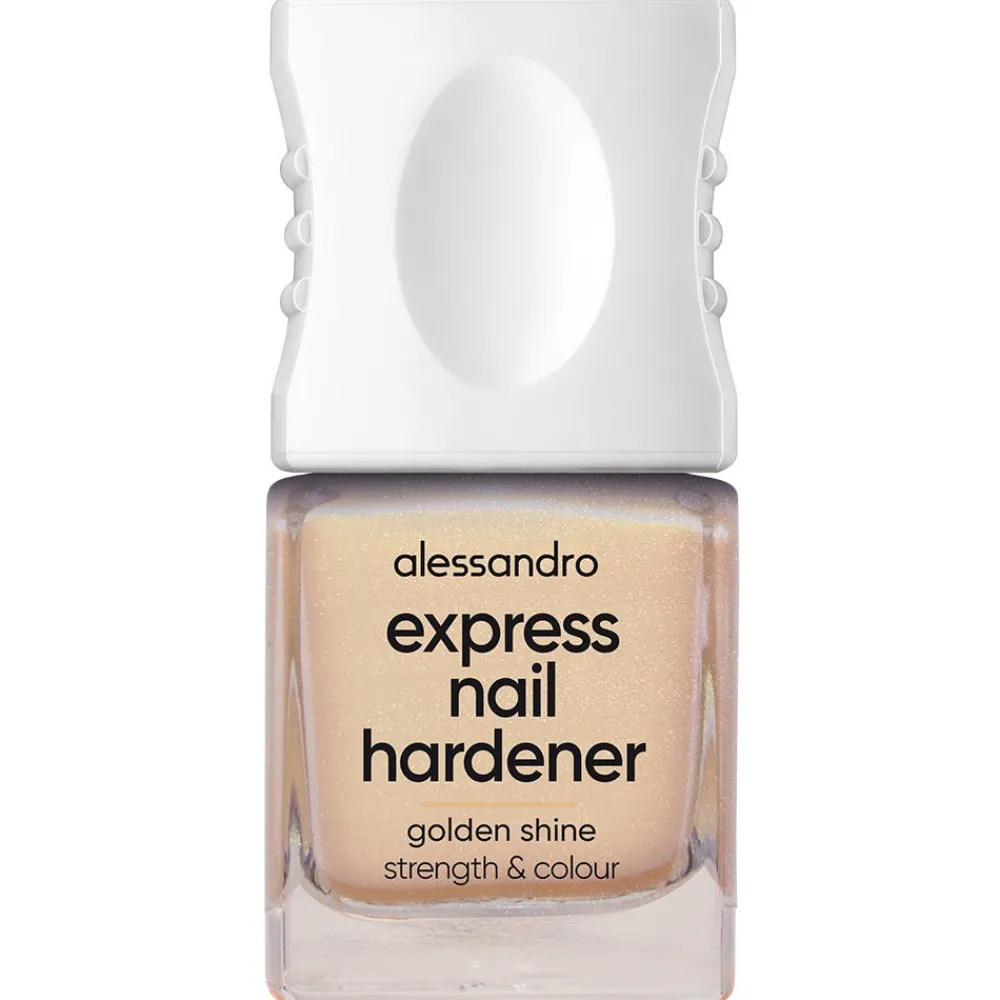 Alessandro Nagelpflege^Express Nail Hardener Golden Shine 10 ml