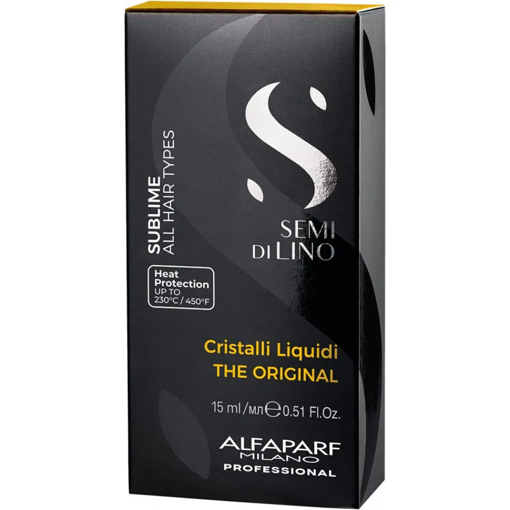 Alfaparf Milano Reisegrößen| Haarkur^Semi di Lino Sublime Cristalli Liquidi 15 ml
