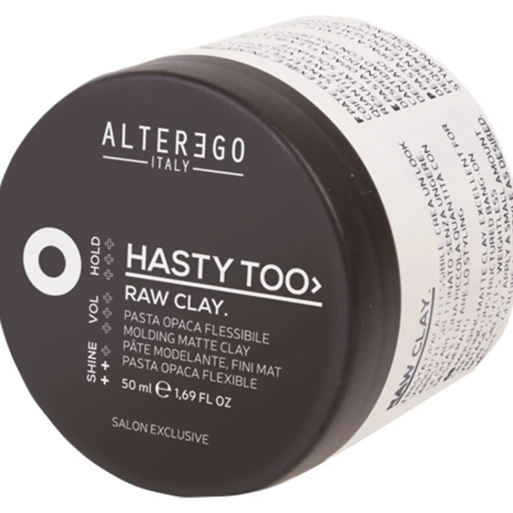 Alter Ego Pomade & Wachs| Styling-Gel & Creme|Hasty Too Raw Clay 50 ml