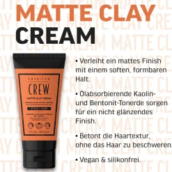 American Crew Styling-Gel & Creme|Matte Clay Cream 150 ml