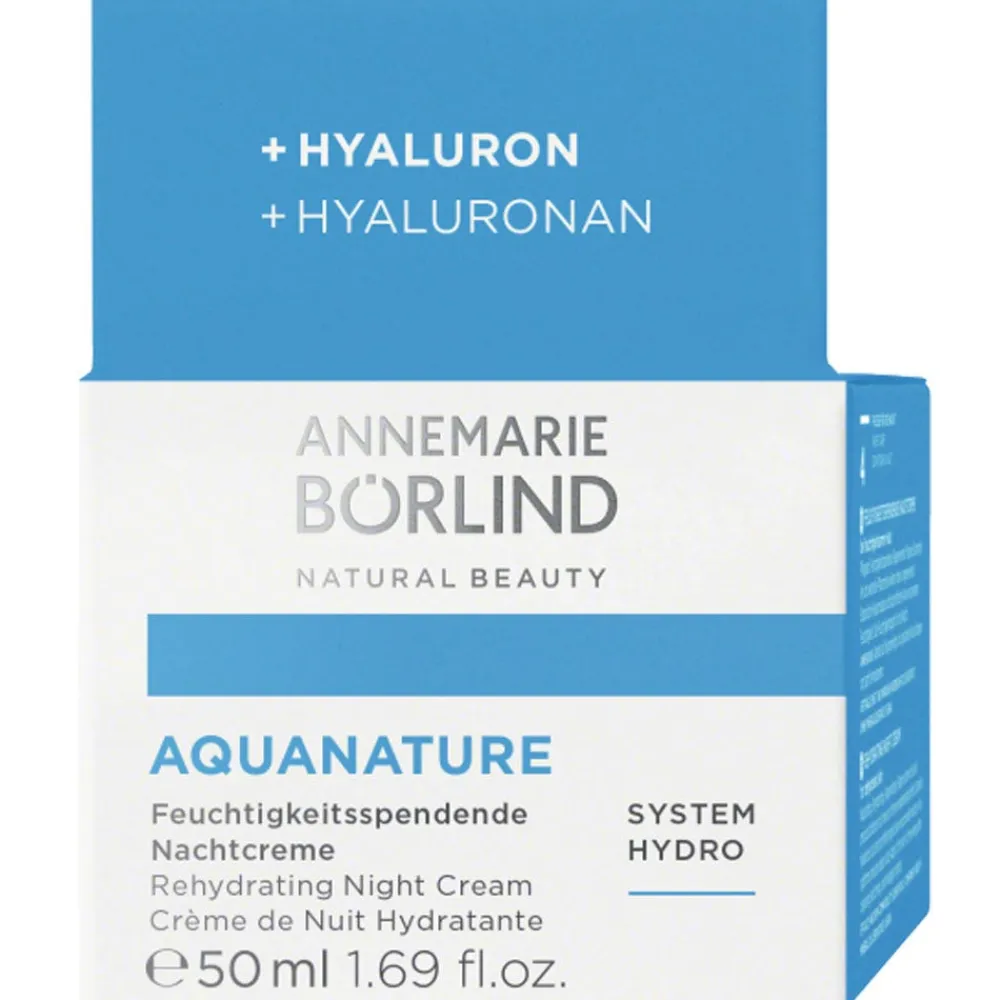AQUANATURE Feuchtigkeitsspendende Nachtcreme 50 ml-ANNEMARIE BÖRLIND Outlet