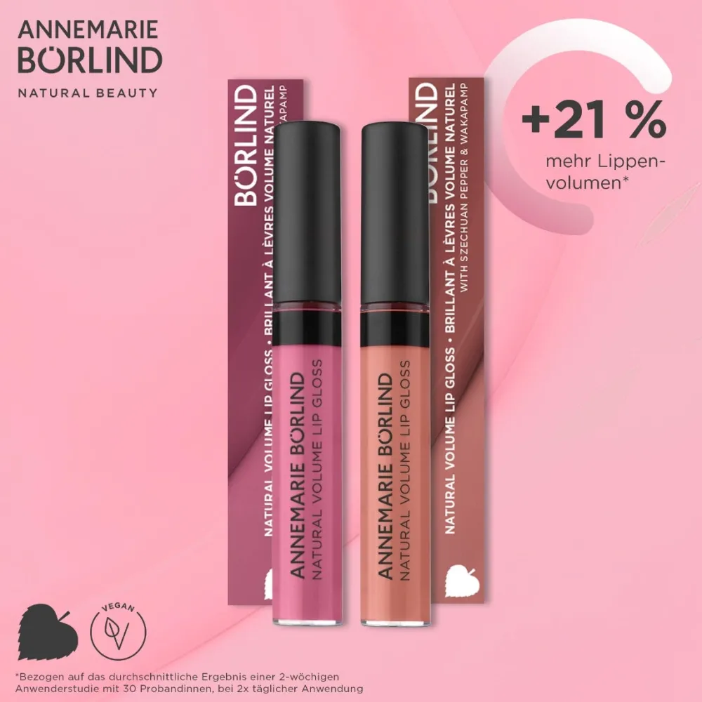 ANNEMARIE BÖRLIND Nature|Lippen^Natural Volumen Lip Gloss Nude Hug 9,5 ml