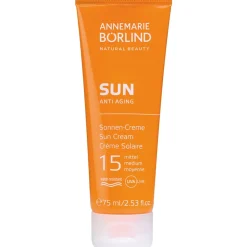 ANNEMARIE BÖRLIND Uv-Schutz & Pflege|Hagel Nature^SUN Sonnen-Creme LSF 15 75 ml