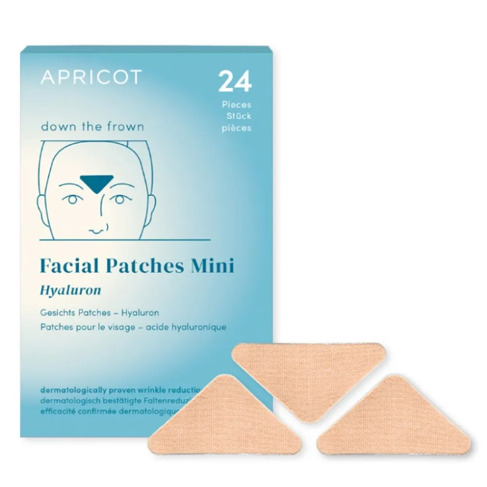 APRICOT Gesicht|Baumwoll-Gesichtspflaster mit Hyaluron 24 Stück