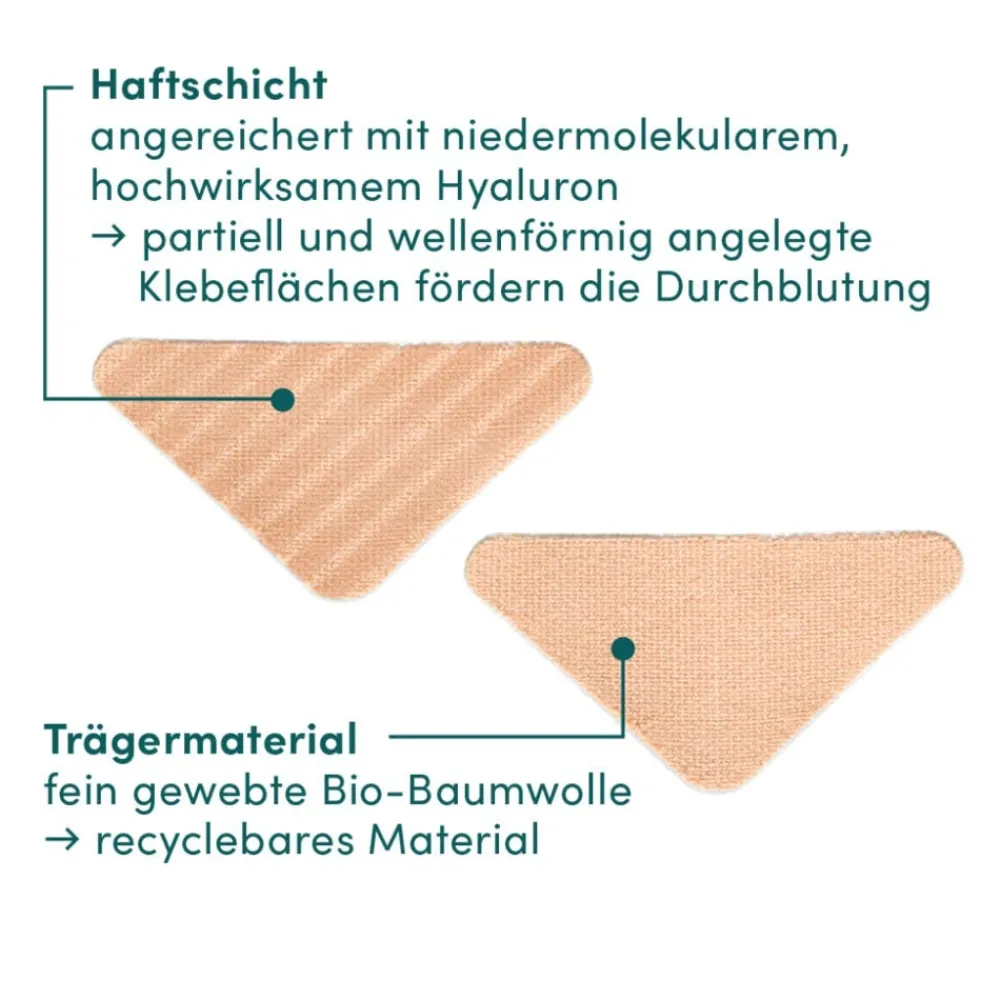 APRICOT Gesicht|Baumwoll-Gesichtspflaster mit Hyaluron 24 Stück