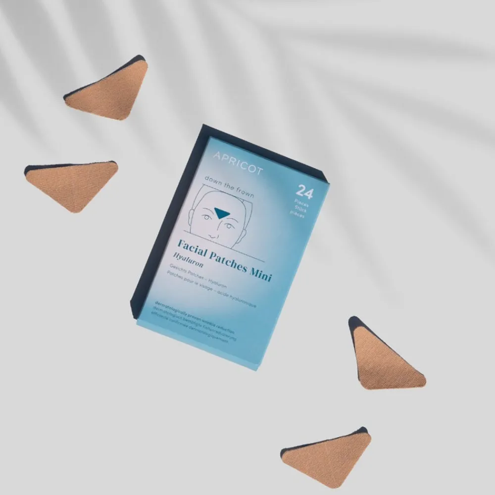 APRICOT Gesicht|Baumwoll-Gesichtspflaster mit Hyaluron 24 Stück