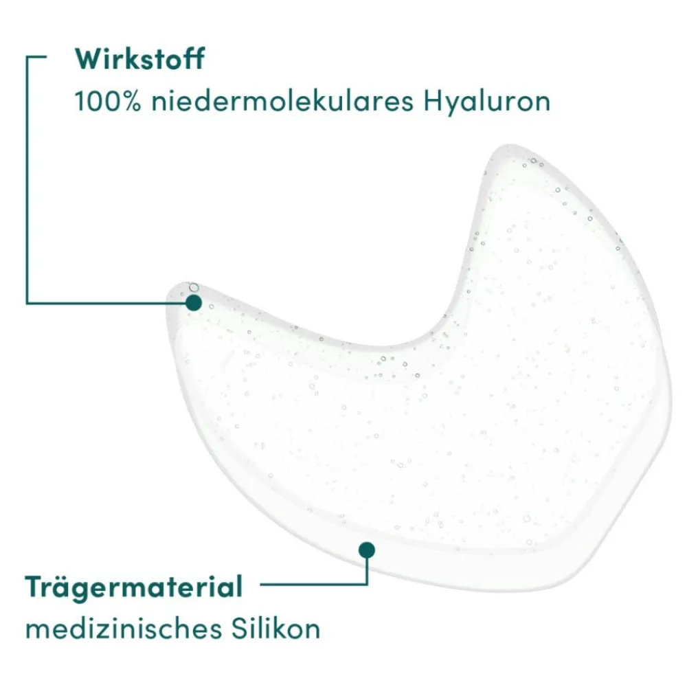 APRICOT Hautverjüngung|Gesicht^Wiederverwendbare Augen-Schläfen Pads mit Hyaluron