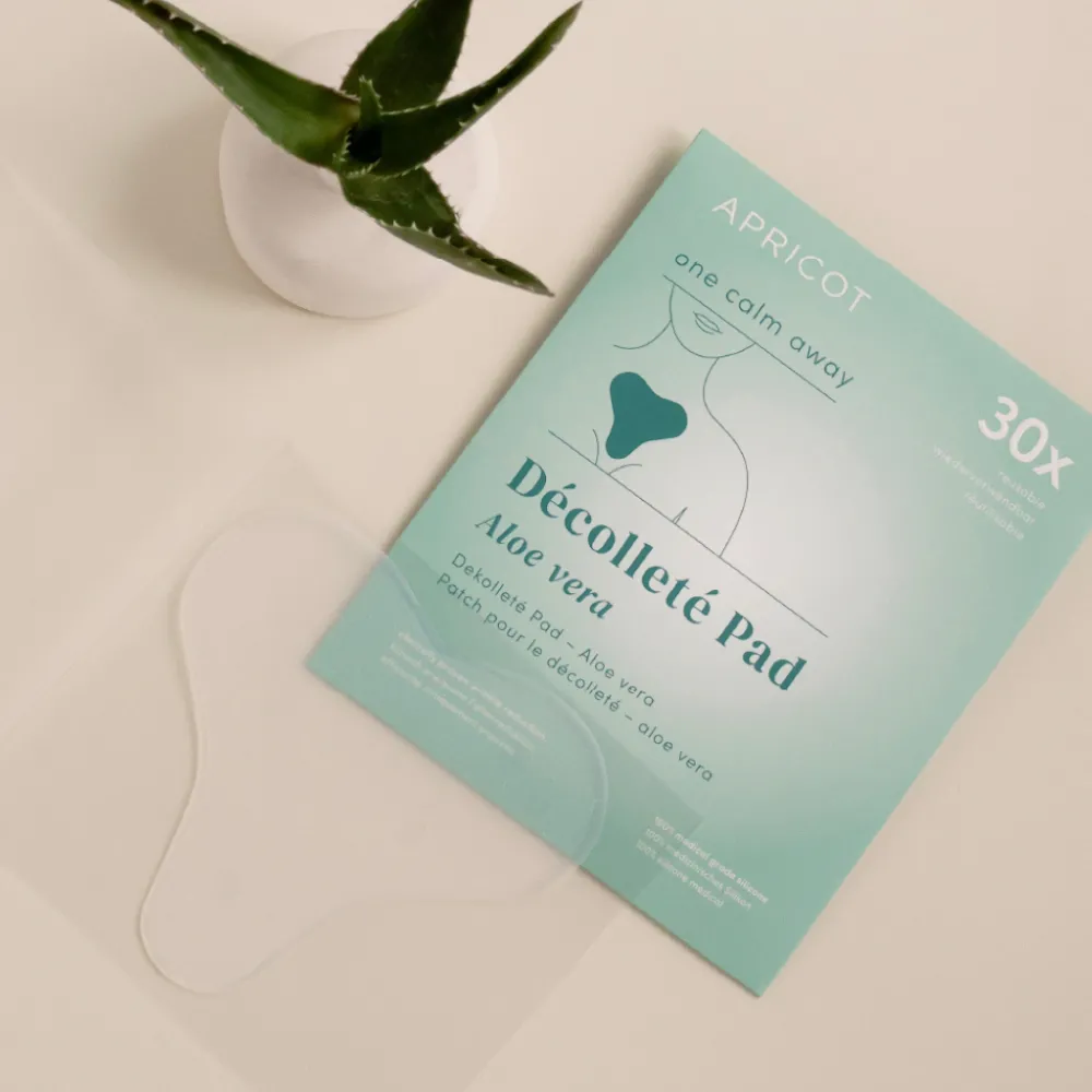 Wiederverwendbares Dekolleté Pad mit Aloe Vera-APRICOT Best