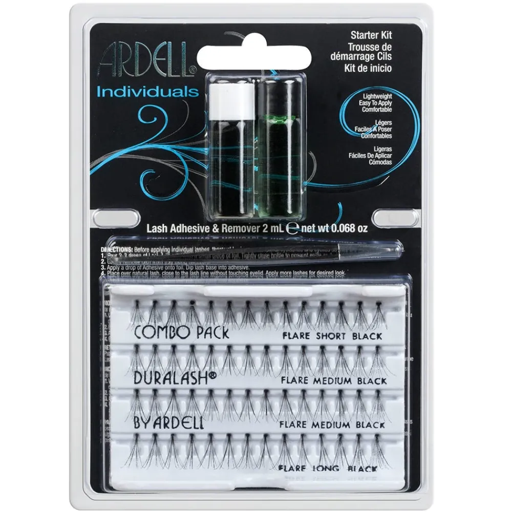 ARDELL Wimpern|Individuals Starter Kit Knotted Combo Black