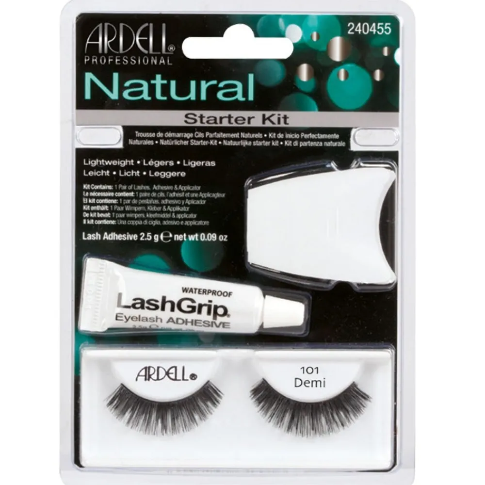 ARDELL Wimpern^Starter Kit 101 Natural Demi Black