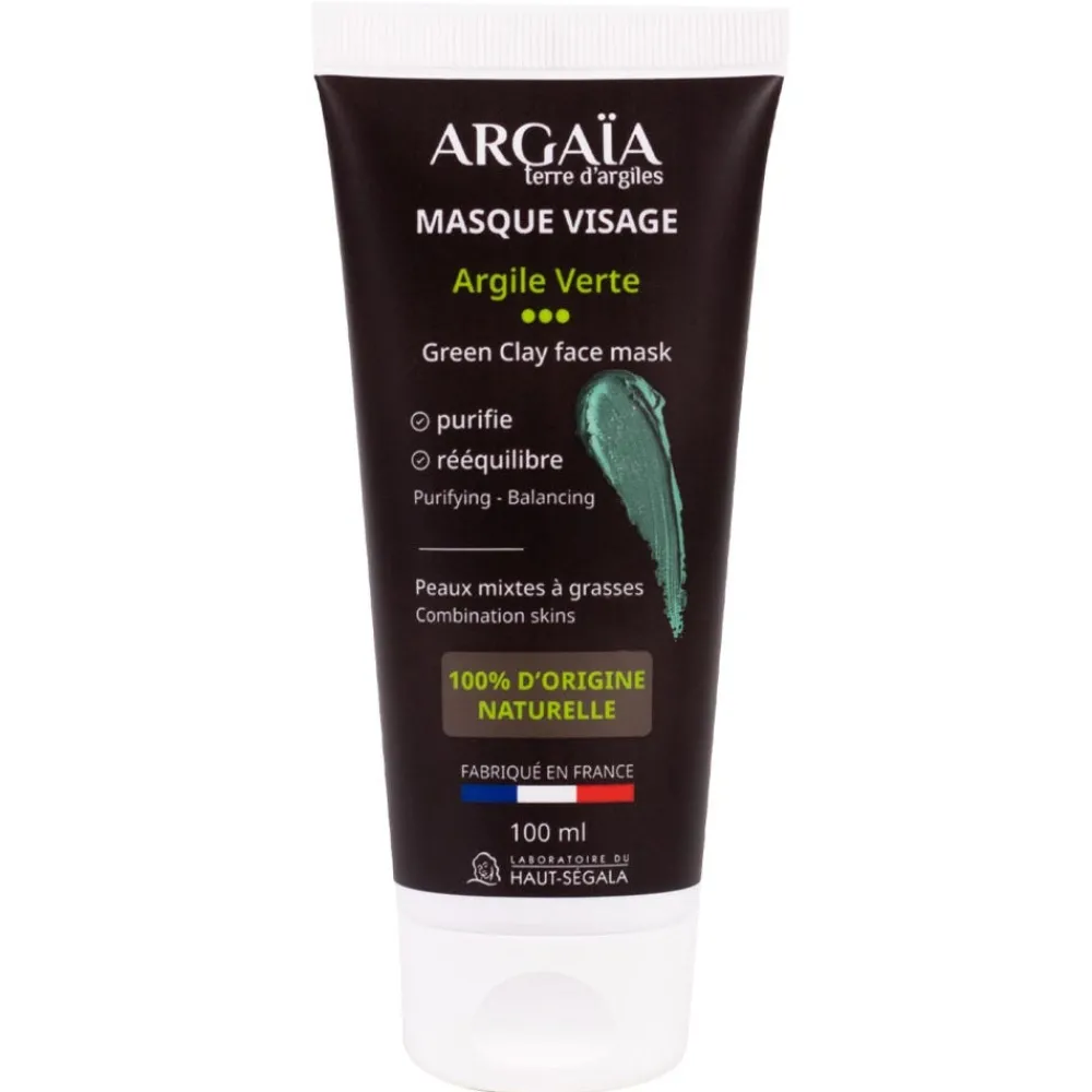 ARGAIA Hagel Nature|Gesicht|Gesichtsmaske Grüne Tonerde 100 ml