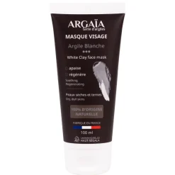 Gesichtsmaske Weiße Tonerde 100 ml-ARGAIA Outlet