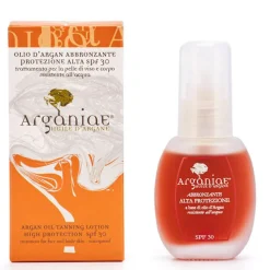 Arganiae Uv-Schutz & Pflege|Hagel Nature|Sonnenöl mit hohem Schutz LSF 30 auf Basis von Arganöl 30 ml