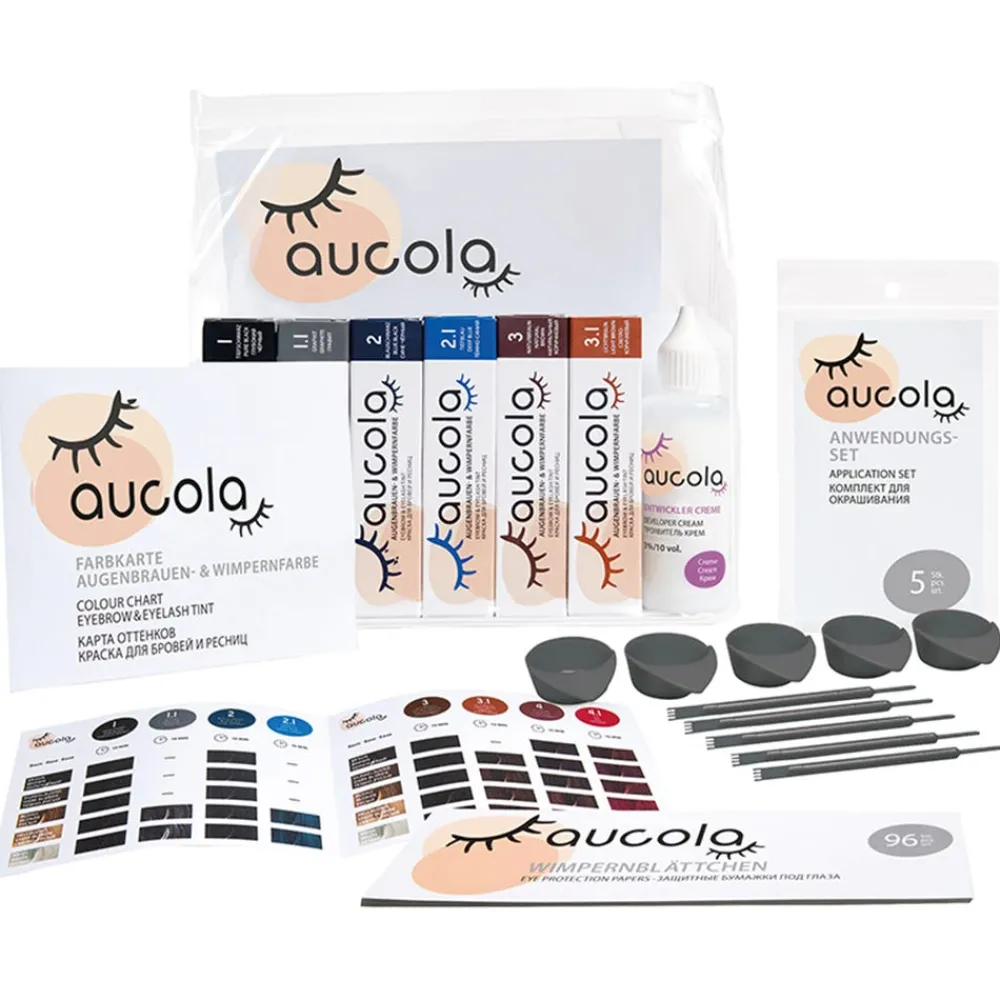 aucola Augenbrauen- & Wimpernfarbe|Starter Set AWF