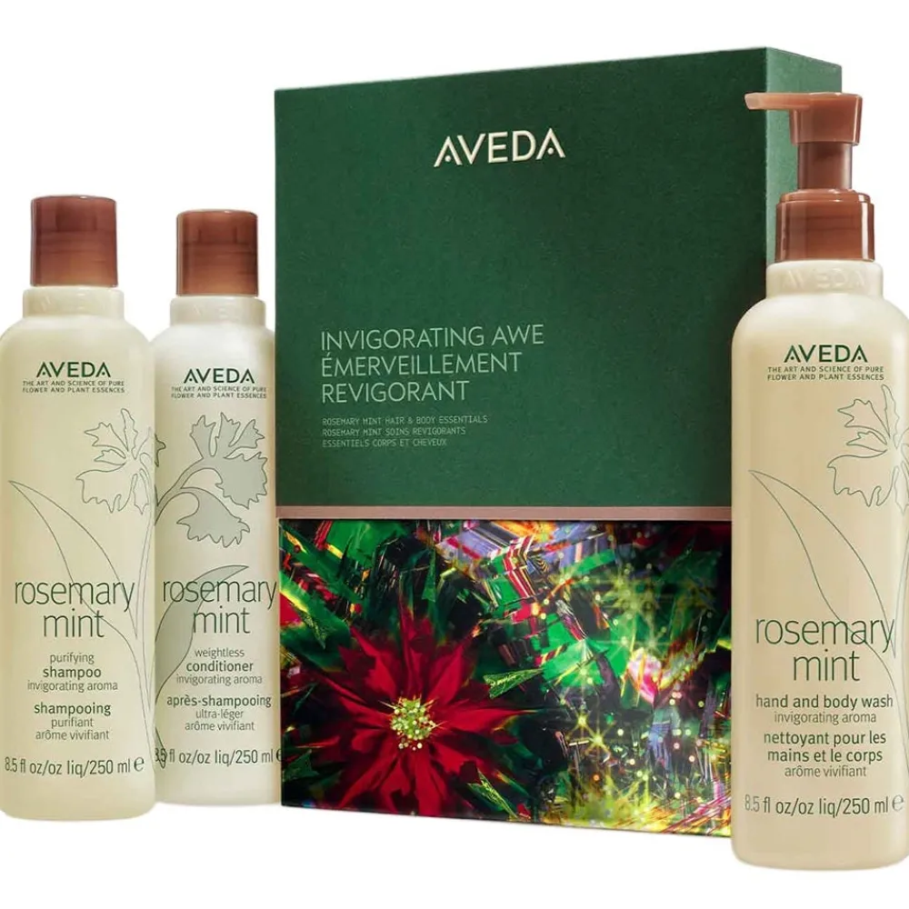 AVEDA Hand & Fuß|Körper|Invigorating Awe Rosemary Mint Hair & Body Essentials Set