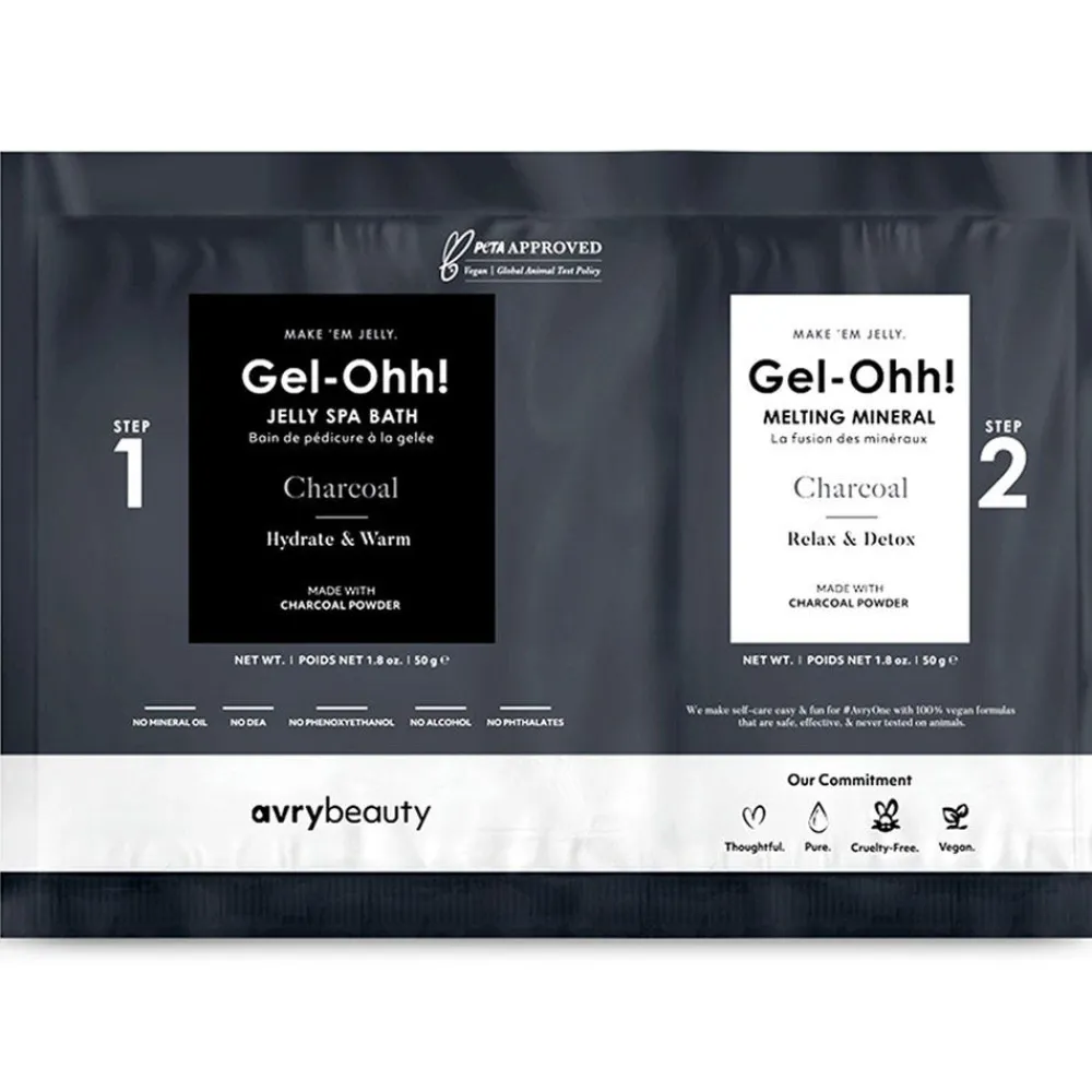 avrybeauty Hand & Fuß^Gel-Ohh! Jelly Spa Bath Charcoal