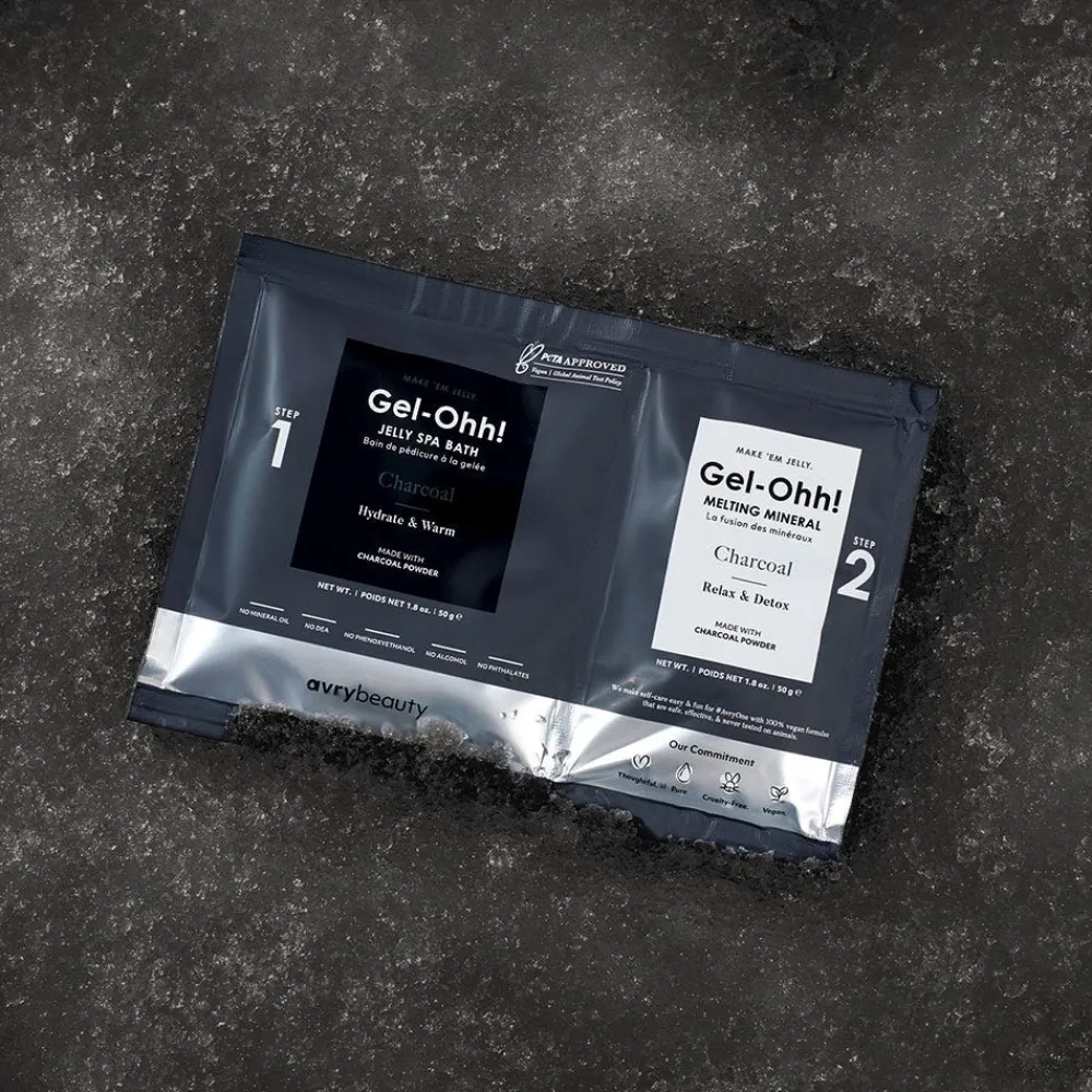 avrybeauty Hand & Fuß^Gel-Ohh! Jelly Spa Bath Charcoal