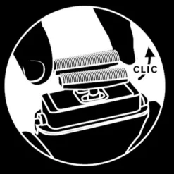 BaBylissPRO Rasur|Haarschneider & Trimmer^4Artists Ersatzfolienkopf für FOILFX02 in gunsteel