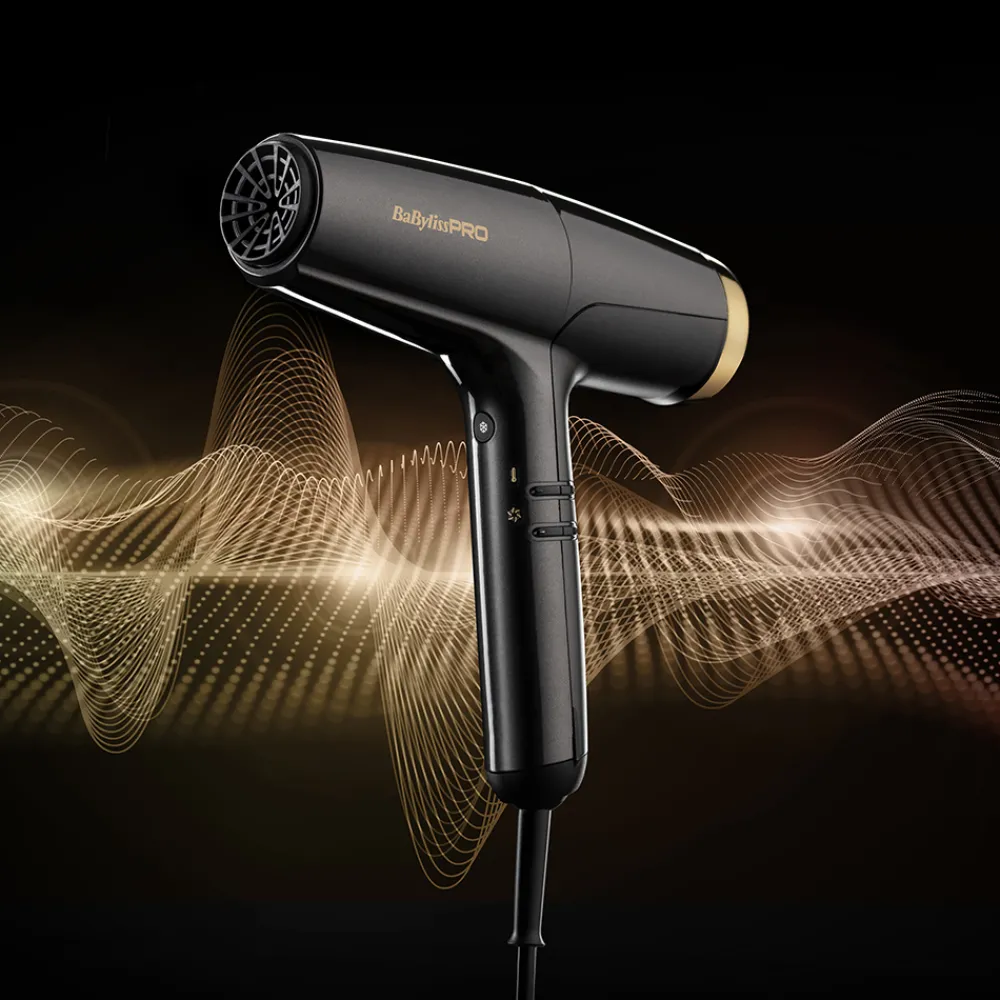 Haartrockner FALCO Schwarz/Gold-BaBylissPRO Hot