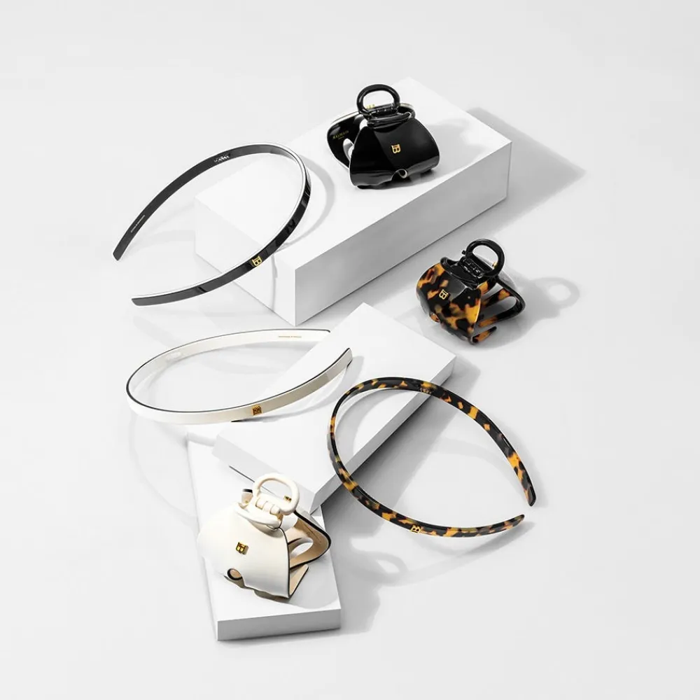 Balmain Hair Couture Haarschmuck^Balmain Pince à Cheveux Impériale Haarklammer Black/White