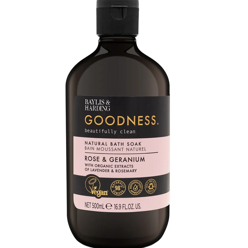 Baylis & Harding Hagel Nature|Körper^Goodness Dusch- und Badegel Rose & Geranium 500 ml