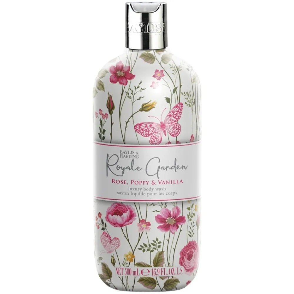 Baylis & Harding Körper^Royale Garden Body Wash Rose, Poppy & Vanilla 500 ml