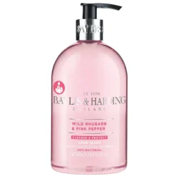Signature Hand Wash Wild Rhubarb & Pink Pepper 500 ml-Baylis & Harding