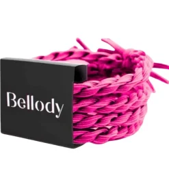 Bellody Haarschmuck^Original Haargummis Candy Pink 4 Stück