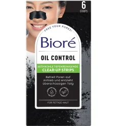 BIORÉ Gesicht^Tiefenreinigende Clear-Up Strips mit Aktivkohle