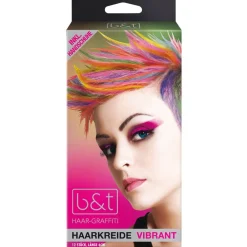 b&t Strähnen, Haarkreide & Make-Up^Haarkreide Vibrant 12er