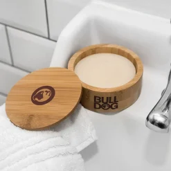 Bulldog Skincare Rasur|Bartpflege|Bulldog Original Rasierseife mit Bambustiegel