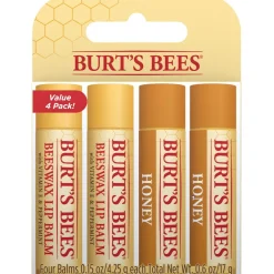 Lip Balm Set Honey & Beeswax 4 x 4,25g-Burt's Bees Discount