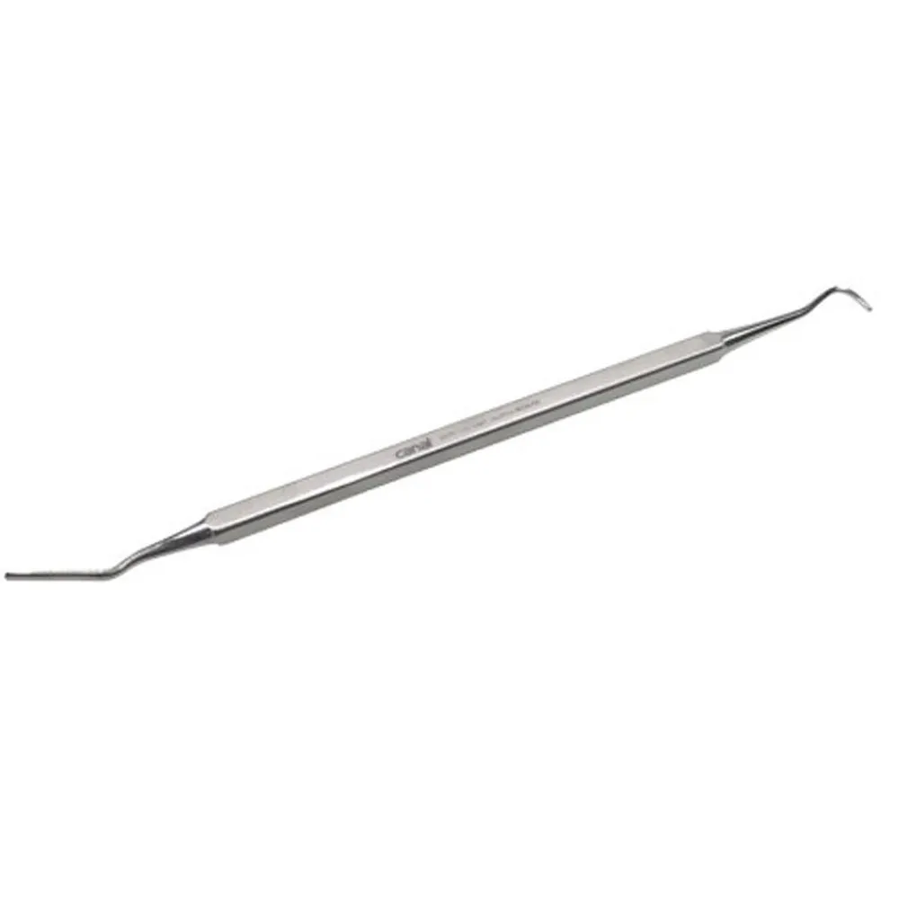 Canal Eckenfeile mit Haken rostfrei, 170 mm-Canal Instrumente New