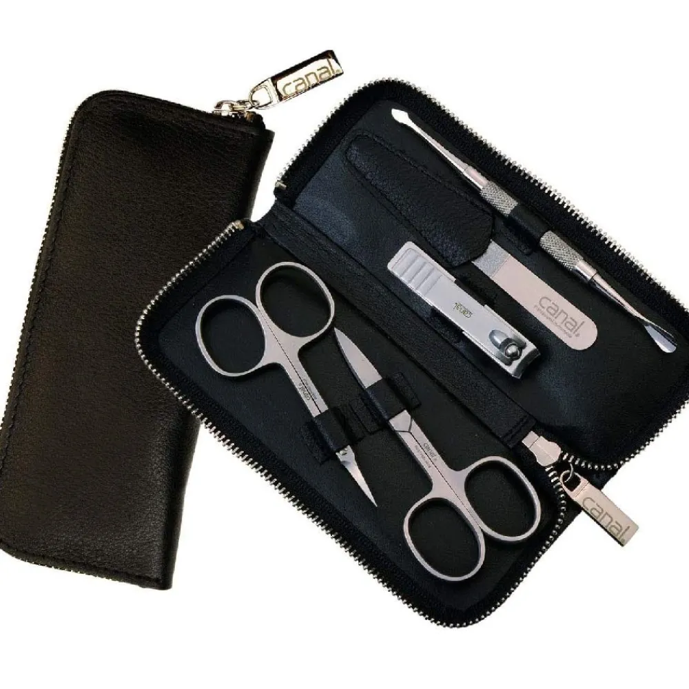 Canal Instrumente Maniküre & Pediküre|Nagelpflege^Canal Etui mit Reißverschluss 5-teilig