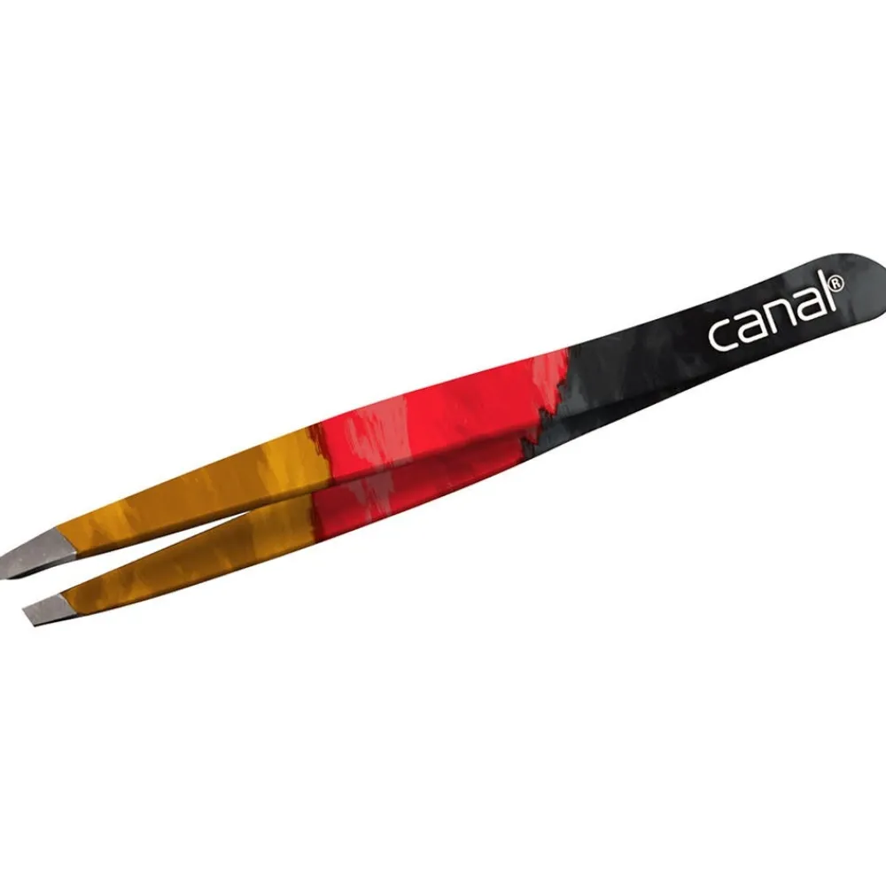 Canal Instrumente Augenbrauen|Canal Haarpinzette schräg Deutschland 9 cm