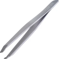 Canal Instrumente Augenbrauen^Canal Haarpinzette schräg satin rostfrei 95 mm