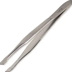 Canal Instrumente Augenbrauen|Canal Haarpinzette schräg rostfrei  80 mm