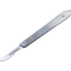 Canal Instrumente Rasiermesser^Canal Halter "3" mit Klinge rostfrei, 125 mm