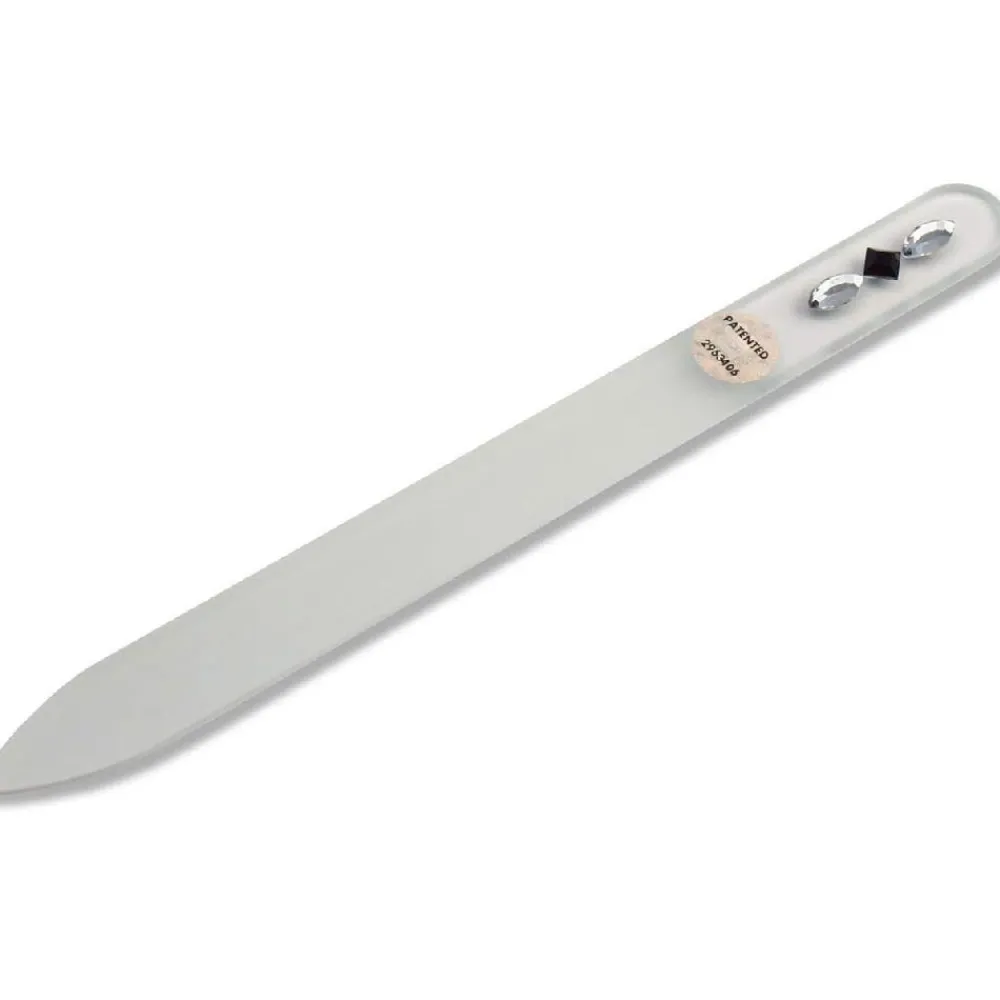 Canal Instrumente Maniküre & Pediküre|Nagelfeilen|Canal Hartglasfeile mit Kristallen 140 mm