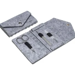 Canal Instrumente Maniküre & Pediküre|Nagelfeilen^Canal Maniküre-Etui aus Filz mit Druckknopf 3-teilig