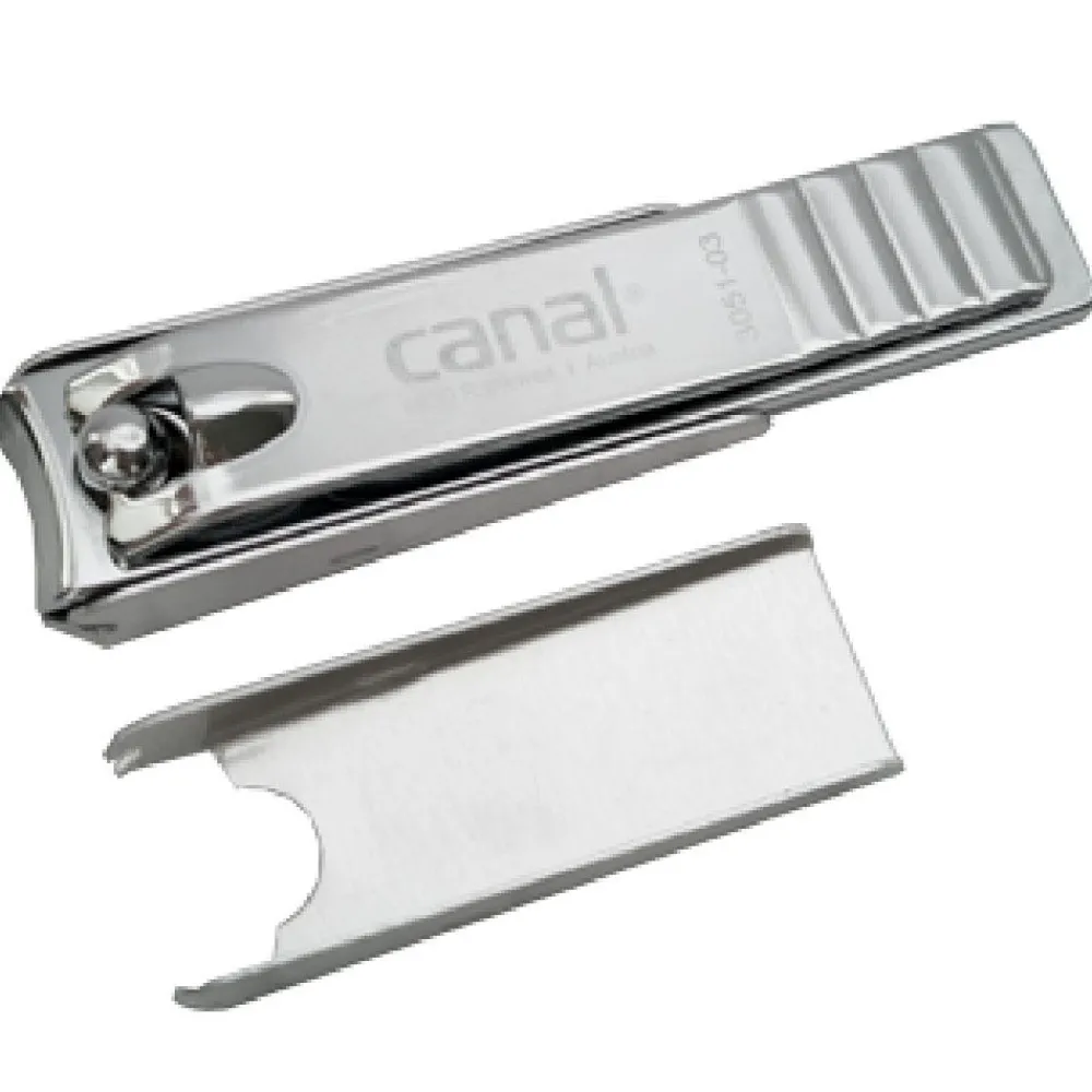 Canal Instrumente Maniküre & Pediküre|Canal Nagelknipser mit Auffangschale 60 mm