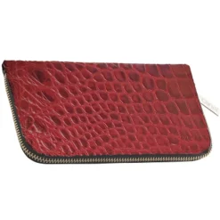 Canal Instrumente Maniküre & Pediküre|Canal Reißverschluss-Etui Leder unbestückt Kirsche