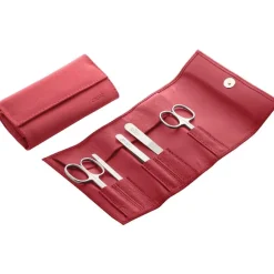 Canal Instrumente Maniküre & Pediküre|Nagelpflege|Canal Rolletui rot 5-teilig